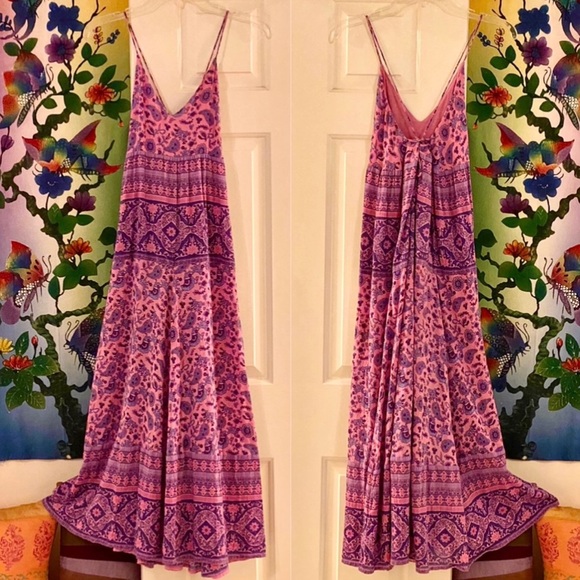 🌺🎉HP🎉🌺 Spell & The Gypsy Journey Strappy Maxi Dress Mulberry - Picture 9 of 16